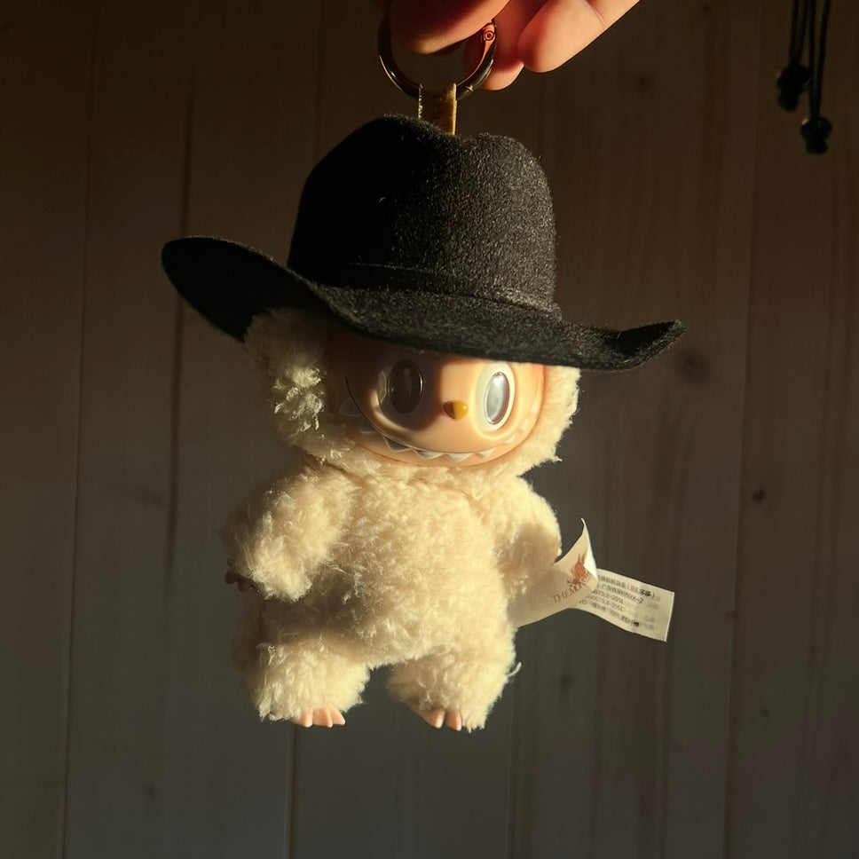 (Hecho a pedido) Texana Vaquera Mini Personalizado Para Labubu,(LABUBU NO VIENE INCLUIDO)