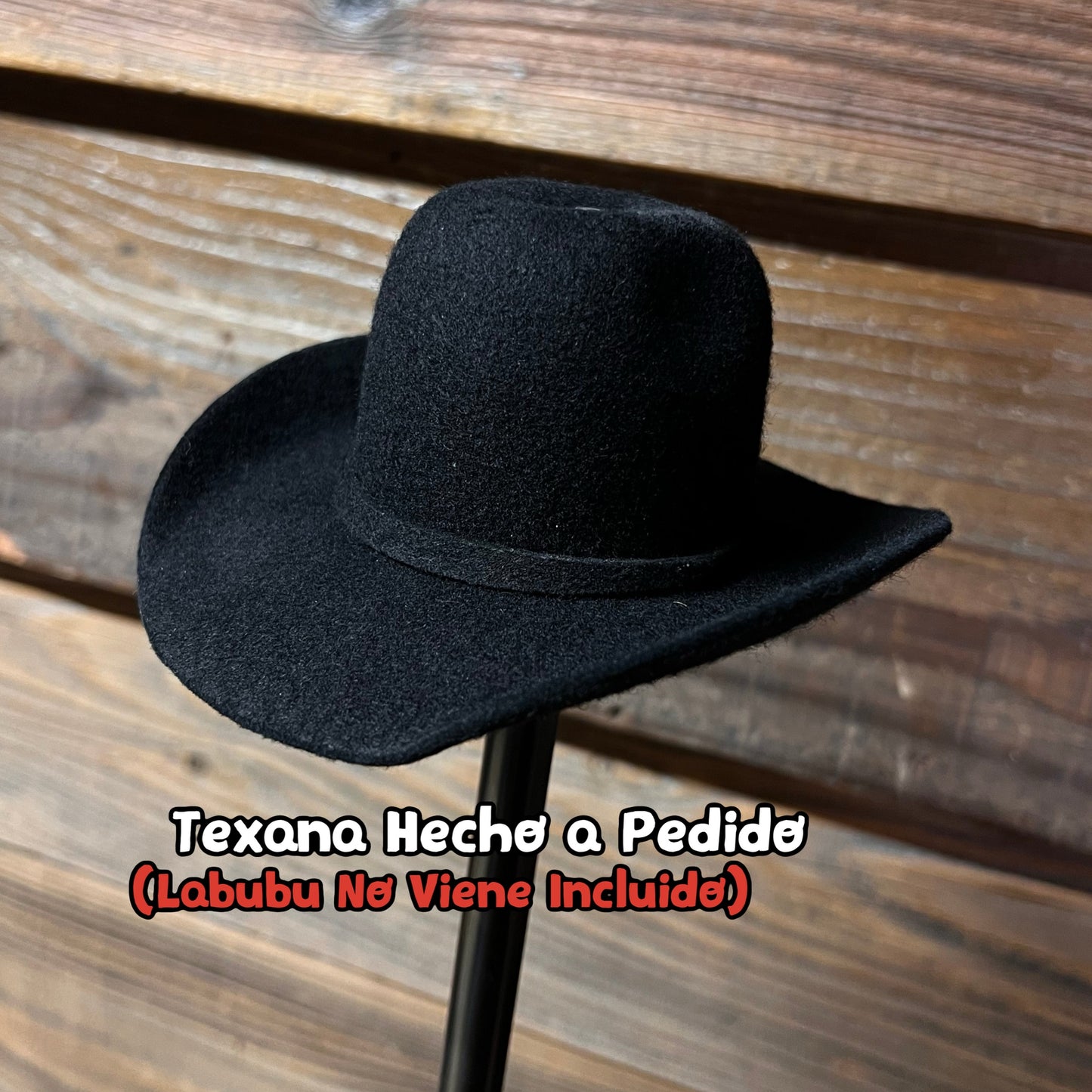 (Hecho a pedido) Texana Vaquera Mini Personalizado Para Labubu,(LABUBU NO VIENE INCLUIDO)