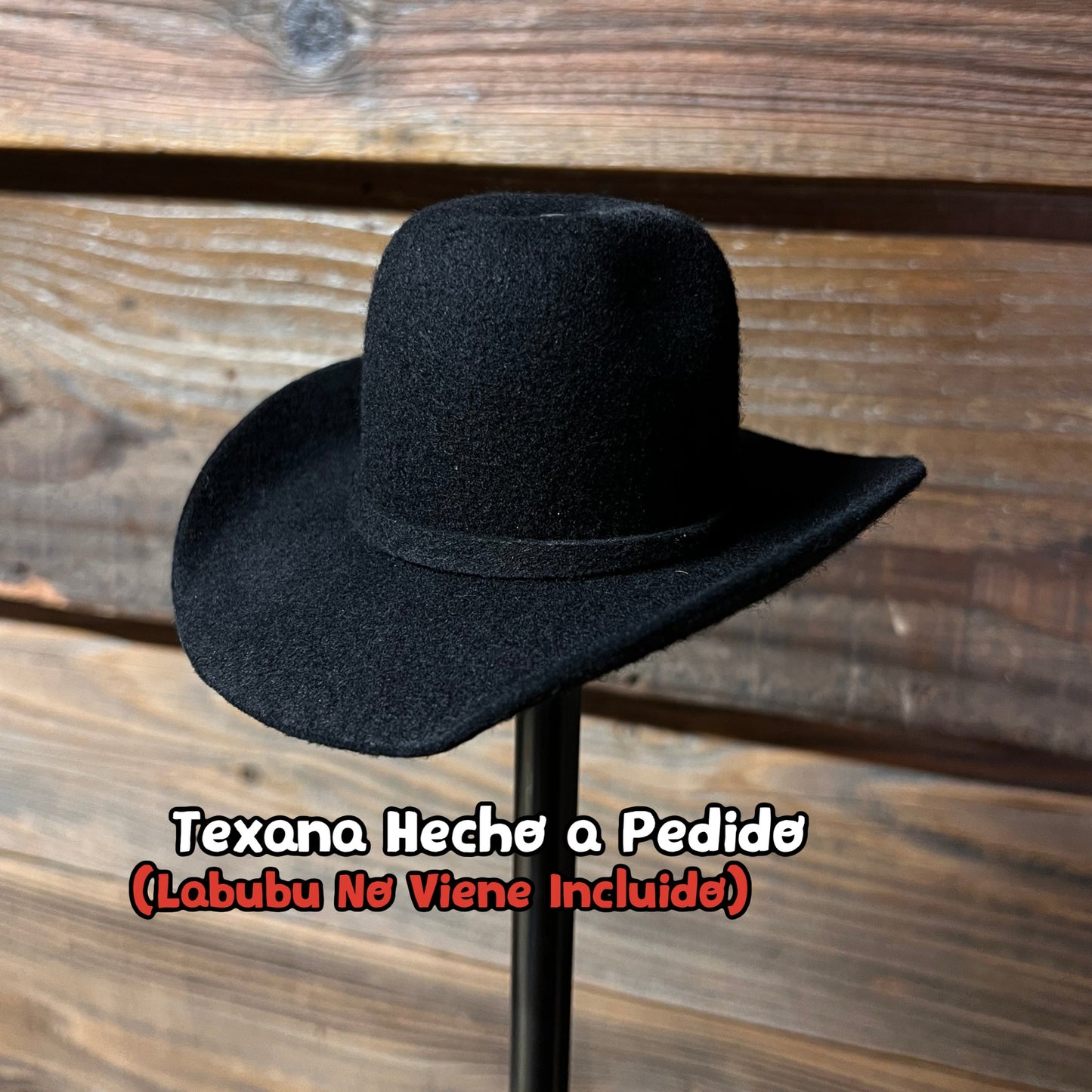 (Hecho a pedido) Texana Vaquera Mini Personalizado Para Labubu,(LABUBU NO VIENE INCLUIDO)