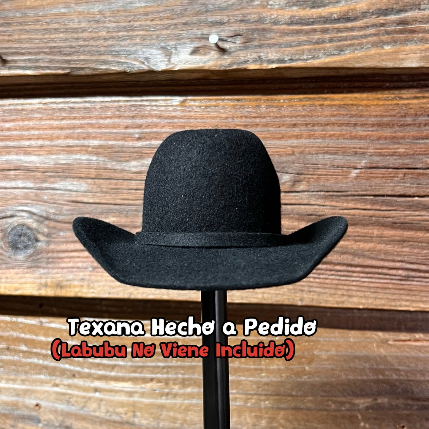 (Hecho a pedido) Texana Vaquera Mini Personalizado Para Labubu,(LABUBU NO VIENE INCLUIDO)