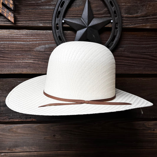 AH 'BLANCA NIEVE' 6” Open Crown Flat 3 3/4” Brim (NO SHAPE)