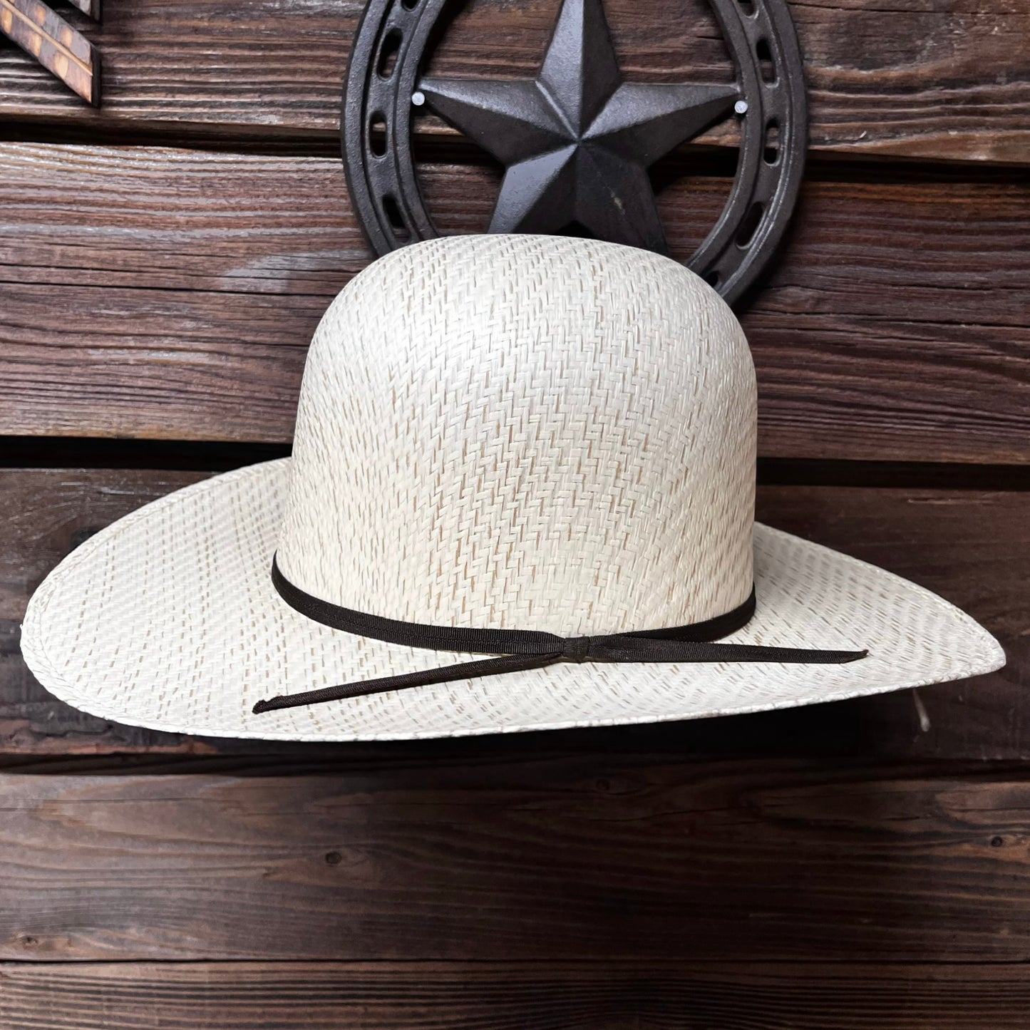 AH 'TIERRA BLANCA' 6” Open Crown Flat 3 3/4” Brim (NO SHAPE)