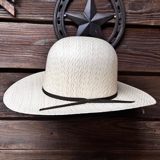 AH 'TIERRA BLANCA' 6” Open Crown Flat 3 3/4” Brim (NO SHAPE)
