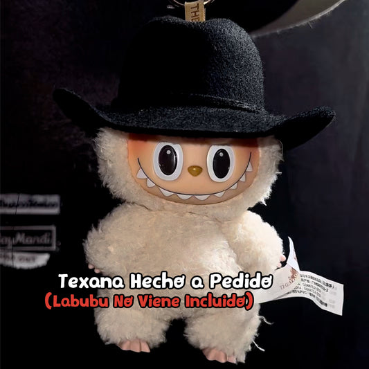 (Hecho a pedido) Texana Vaquera Mini Personalizado Para Labubu,(LABUBU NO VIENE INCLUIDO)